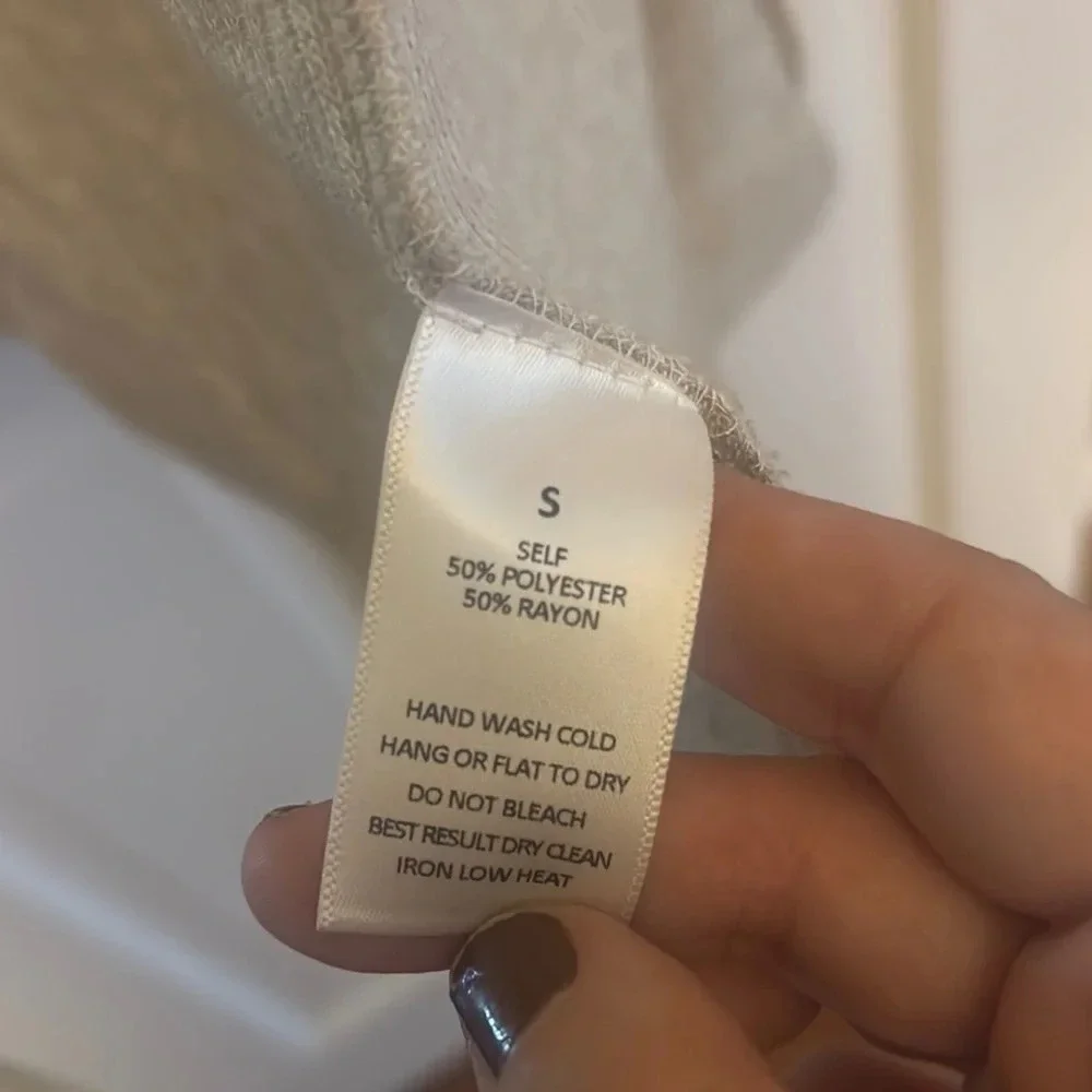 Sage Soft Beige Longline Cardigan - Picture 3 of 3